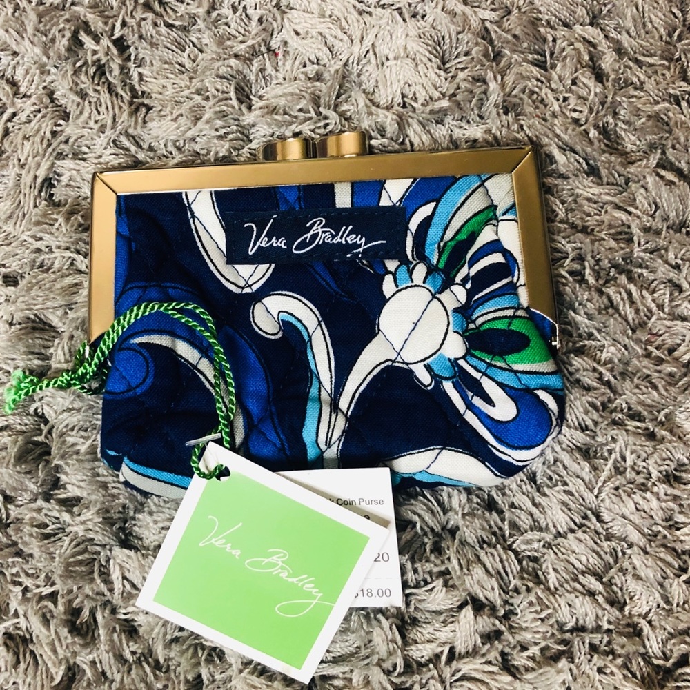 Mediterranean Kisslock Coin Purse